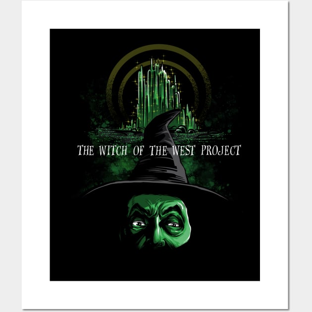 The Wicked Witch of the West Project Wall Art by Zascanauta